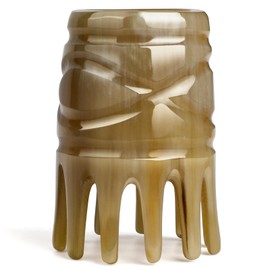 ideayard Natural Horn Scalp Massager - Shower Scratcher Comb Fingers Head Massager for Head Body Relaxing for Hair Growth, Dandruff Removal