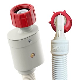 Aquastop Washing Machine and Dishwasher Hose 3 m with Angle and Straight Safety Valve Diameter 3/4 Inch Water Stop Washing Machine Inlet Hose Max 90 °C MONTERAL