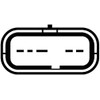 HELLA 8ET 009 142-101 Air Mass Sensor - Pipe-neck