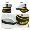 SOETDERT Yacht Captain Hat Captain Hat Costume Set, Adjustable Captain's