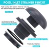 EINDER Pool Inlet Strainer P6H1317 Replacement Kit for Intex, Coleman