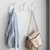 Yundoza 2 Pack Bathroom Towel Hook, Screw in Zinc Alloy