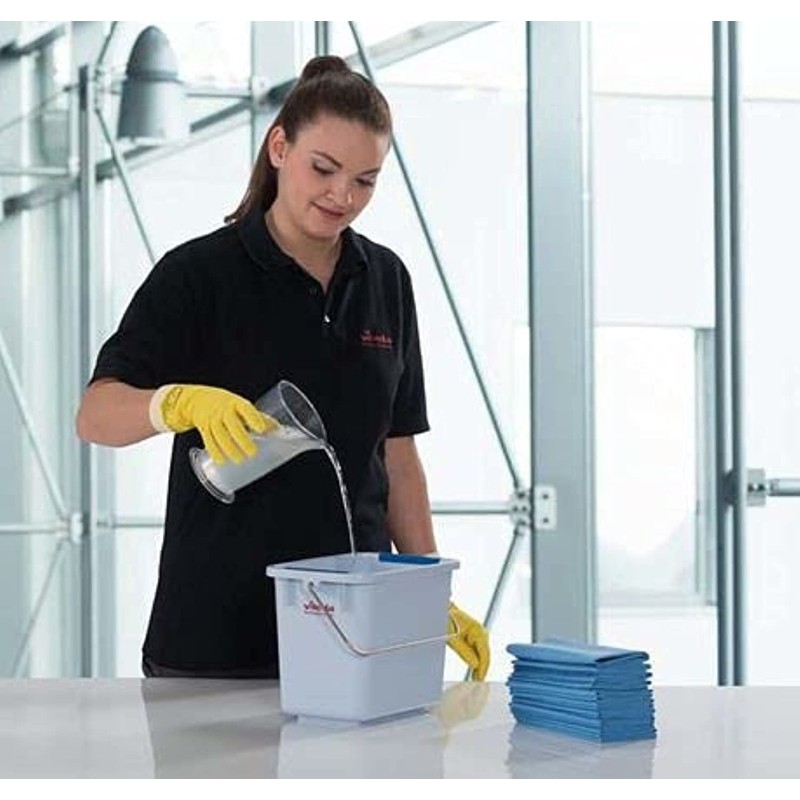 Vileda MicronQuick 152106 Microfibre Cloths, Red, 38 x 40 cm