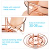 Toplife Spiral Design Metal Egg Skelter Dispenser Rack, Storage Display