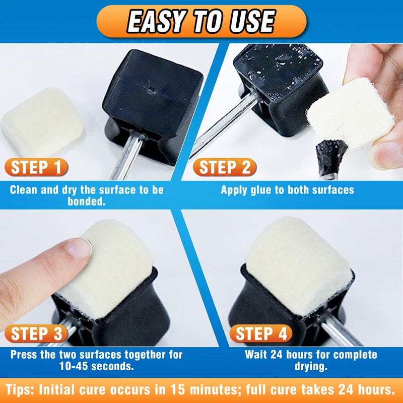 Super Glue with Brush (130ml) - All Purpose Strong Clear