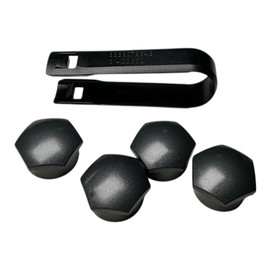 Volvo Wheel Lock Caps Set Including Tweezers Grey 31664348