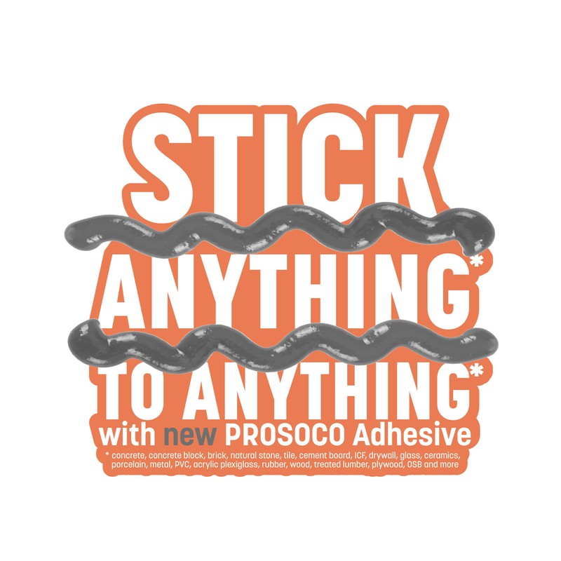 PROSOCO Adhesive | Landscaping and Construction Adhesive - 20 oz