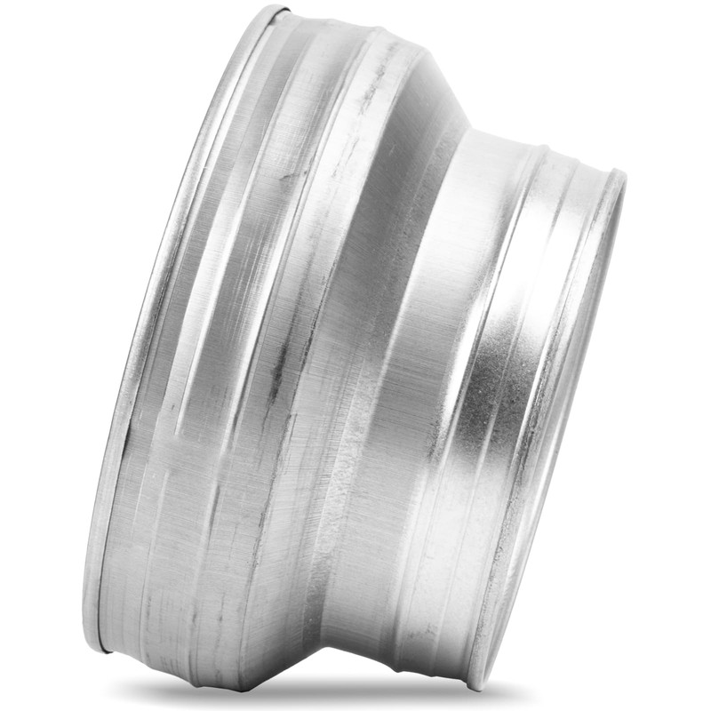 10" to 8" Inch Ventilation Duct Reducer - Galvanized Steel