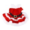 Dog Holiday Dress, Dog Christmas Outfit, Xmas Pet Clothes, Soft