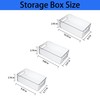 Refrigerator Organizer Bins 6 Pack Stackable Fridge Organizers with Handles