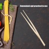 Stainless Steel Kitchen Tweezer Food Clip with Serrated Tip Cooking