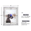 White 8x10 Picture Frames Set of 2 Display Pictures 6x8