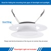 PATIKIL 5.91" ID 8.07" OD Goof Rings for Recessed Light,