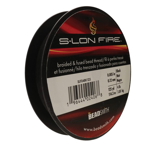 The Beadsmith S-Lon Fire – Braided and Fused Bead Thread