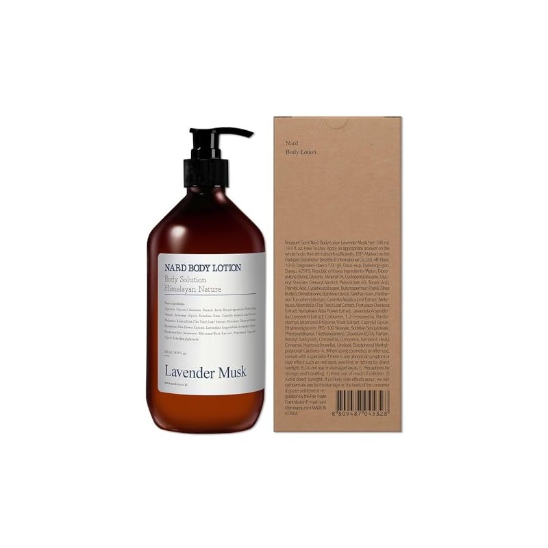 NARD - Locion Corporal Body Lotion Lavender Musk de 500ml