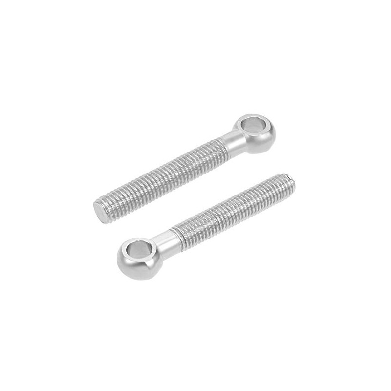 sourcing map 10 Pieces M12 x 80 mm 304 Stainless