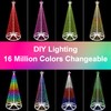 8ft 388 LED Smart LED Christmas Cone Tree Light, Lighted
