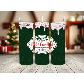 Unbranded Christmas Whoville Grinch Insulated 20oz Skinny Travel Tumbler
