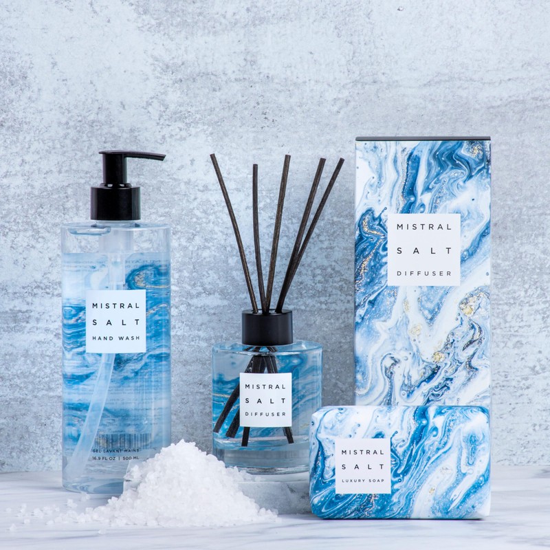 Mistral Marbles Home Fragrance Diffuser, Salt