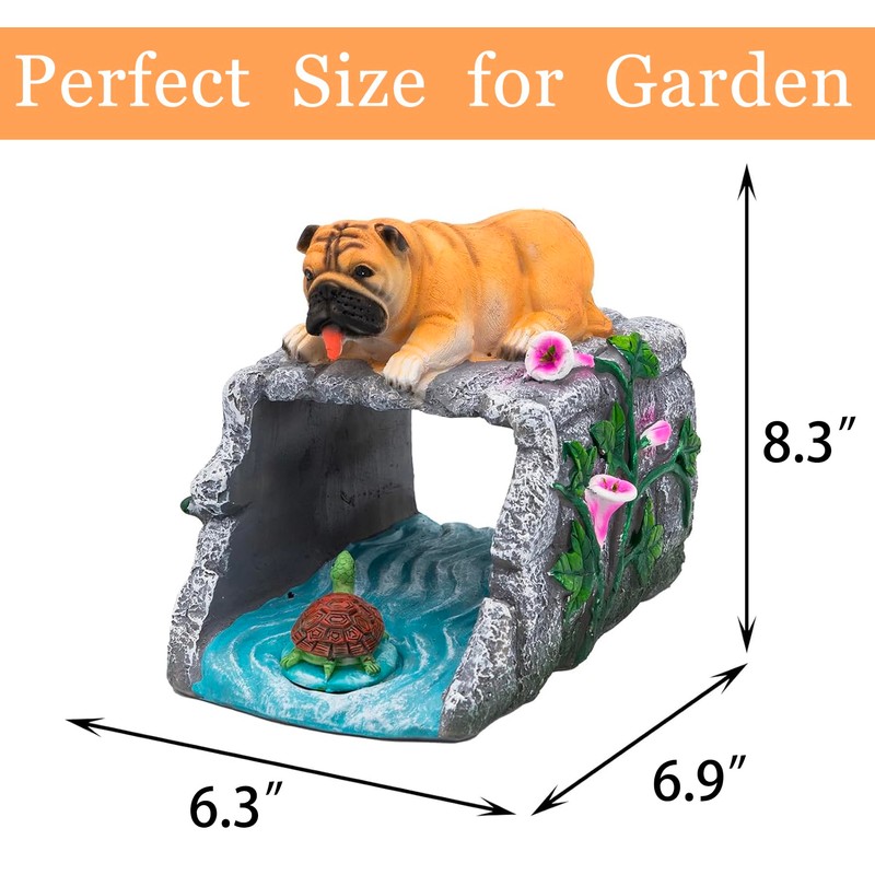 Teaeeno Mermaid Statue Gutter Downspout Extension Decor, Resin Animal Statue