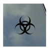 Biohazard Pilot Vinyl Sticker Decal Toxic Waste Band Symbol Icon