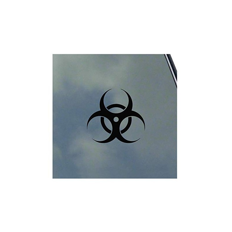 Biohazard Pilot Vinyl Sticker Decal Toxic Waste Band Symbol Icon