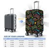 Lukbfall Video Game Joysticks Luggage Suitcase Covers Elastic Washable Funny