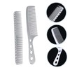 FOMIYES 2pcs Anti-static Barber Combs Professional Hairdressing Tools for Styling