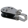 Pulley Block with Removable Pin and Bracket 26mm Diameter Stainless