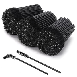800 varitas de rímel desechables, cepillos para pestañas, carretes para extensiones de pestañas y cejas, kits aplicadores de pinceles de maquillaje, color negro