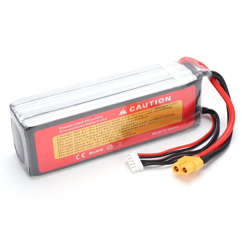14.8V 4500mAh 4S 60C Lipo Battery Pack with XT60 Plug
