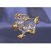 Castle Enterprise Forcart Handcrafted Glassware with Gold Beads Emperor Dragon