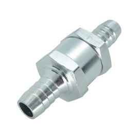 CDQBWKJGFJ 2 Pcs 10mm 3/8" Fuel Non Return One Way Check Valve Petrol Diesel Fuel Oil Water Aluminium Alloy