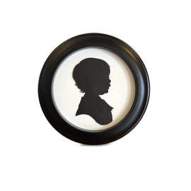 Cut Arts Inc Round Black 6" Picture Frame