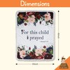 Dear Baby Gear for This Child I Prayed Floral Minky