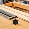 Abaodam 8pcs Hollow Square Tube Insert Sleeves for Fitness Equipment