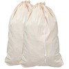 Simple Houseware Extra Large Natural Cotton Laundry Bag, Beige (28"