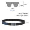 sourcing map HTD5M-425 Rubber Toothed Belt 85 Teeth Closed Loop