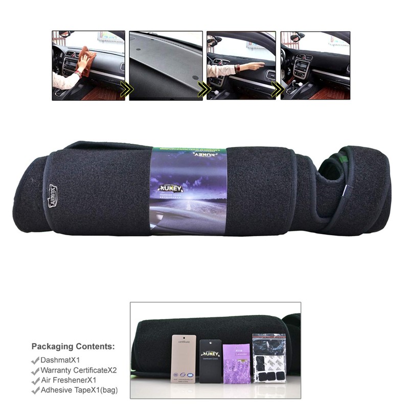 XUKEY Dashboard Dash Board Cover Mat Carpet for Dodge Ram