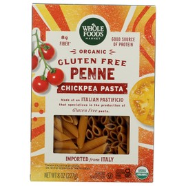 Whole Foods Market Organic Penne Chickpea Pasta, 8 Ounce