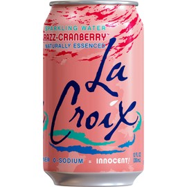 LaCroix, Sparkling Water, Razz-Cranberry, (8 Count of 12 Fl Oz Cans) 96 Fl Oz
