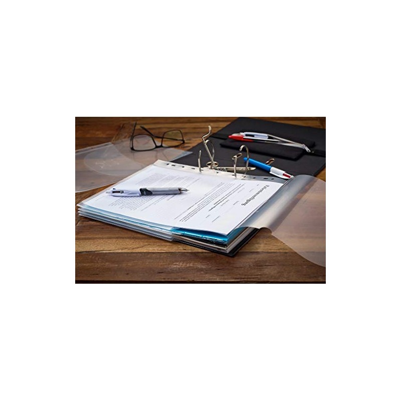 Veloflex 4320100 - Jumbo brochure cover, folded pocket A4, for