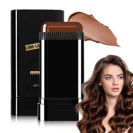 Peine Tinte Pelo, Tinte de Cabello, Coloracin Pelo Porttil, Cubrir Canas, Retoques Rpidos Peine para Teir el Cabello de Mujeres y Hombres (3 Coffee,  