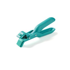 Multi-Purpose Silicone Anti Scalding Clip Non Slip Tray Extractor Bowl Clip - Color: Green-1 Pc