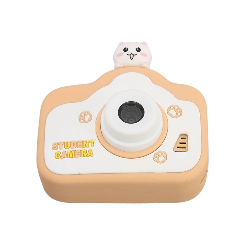 Kids Digital Camera Khaki 40MP HD Dual Camera Children's Cartoon