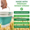 Collapsible Small Compost Bin Kitchen Counter Caddy with Lid -