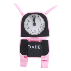 Desktop Cartoon Animal Children Alarm Clock Cute Dog Awakening Clock Pink