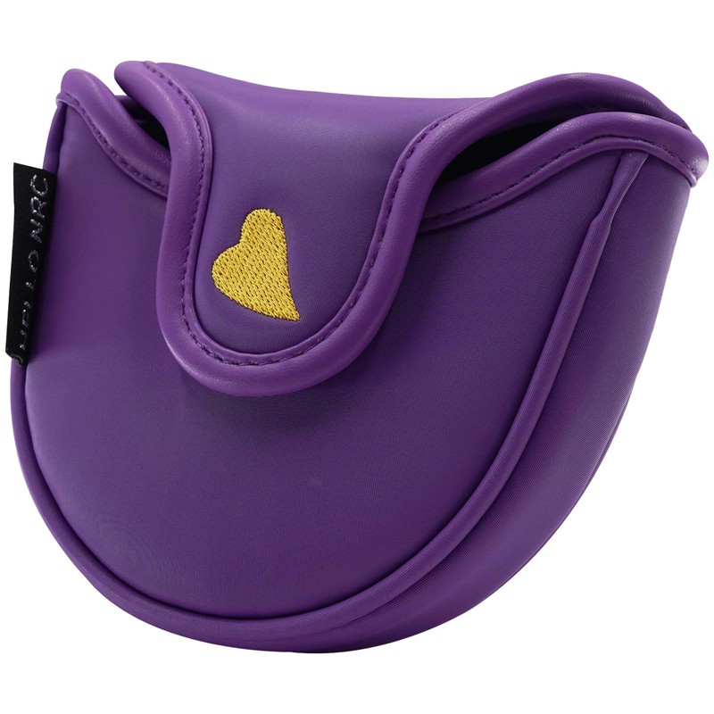 Gbourly Purple Golf Club Colorful Skull Skeleton Mallet Putter Head