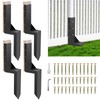 ATCWF 4-Pack 3.74" Width Fence Post Repair Kit, 24in Total