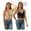 Refil Set 2 Piezas Cinto Casual Para Dama Azul Y